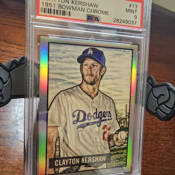 Clayton Kershaw Psa9 2017 Bowman Mint #13. 1951 Bowman Chrome. Graded 9. Dodgers - Picture 4 of 9